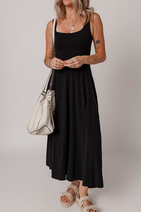 side-slit-scoop-neck-wide-strap-dress OhSoStyled - Sophia's Style-2